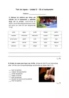 Vorschau - Test - Tests de repaso (temas diferentes) - Seite 1