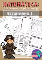Vista previa - Unidades / Secuencias / Situaciones de Aprendizaje - Matemáticas: Aprende los números - el uno - Portada