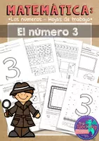 Vista previa - Unidades / Secuencias / Situaciones de Aprendizaje - Matemáticas: Aprende los números - el tres - Portada