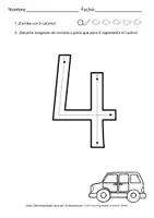 Vista previa - Unidades / Secuencias / Situaciones de Aprendizaje - Matemáticas: Aprende los números - el cuatro - página 2