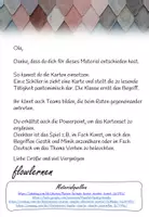 Vorschau - Spiele - Pantomime Kärtchen- Scharade (Gestik und Mimik) - Seite 1