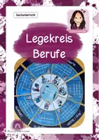 Vorschau - Arbeitsblätter - Legekreis zum Thema "Berufe" - Deckblatt
