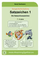 Vorschau - Unterrichtsreihen - Bewegte Rechtschreibung / Satzzeichen 1 - Deckblatt