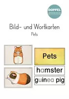 Vorschau - Bildkarten - Bild-und Wortkarten "Pets" - Deckblatt