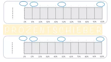 Vorschau - Mal- und Bastelvorlagen - Prozentschieber Vorlage (editierbar) - Seite 3