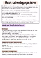 Vorschau - Arbeitsblätter - Rechtschreibgespräche Sommer (+ Helferheft) - Seite 1