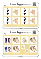 Vista previa - Juegos / Gamificación - Percusión corporal Body percussion Reggae Play Along Picture Cards - página 3