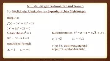 Vorschau - Präsentationen/Tafelbilder - Tafelbilder - Nullstellen und Vielfachheiten (Materialpaket) - Seite 3