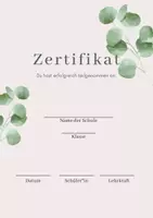 Vorschau - Arbeitsblätter - Zertifikat Urkunde Zeugnis für alle Gelegenheiten zum Selbstausfüllen, SEK I SEK II; Vorlagen, blanko - Seite 1