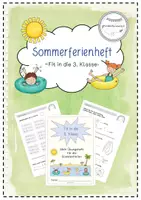 Vorschau - Arbeitsblätter - Sommerferienheft 2.Klasse - Fit in die 3.Klasse - Deckblatt