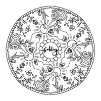 Vorschau - Arbeitsblätter - Frühling - Mandala - Seite 2