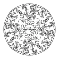 Vorschau - Arbeitsblätter - Frühling - Mandala - Seite 3