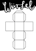 Vorschau - Arbeitsblätter - Würfel (Vorlage) - Mal- und Bastelvorlage - Seite 2