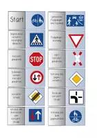 Vorschau - Spiele - Domino Verkehrszeichen - Seite 1