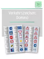 Vorschau - Spiele - Domino Verkehrszeichen - Deckblatt