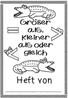 Vorschau - Arbeitsblätter - Heft - größer als, kleiner als, gleich - Seite 3