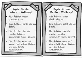 Vorschau - Stundenentwürfe - Materialpaket - Offline Coding - Analoges Programmieren - Klasse 1/2 - Seite 1