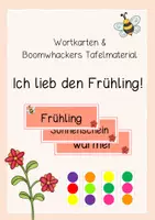 Vorschau - Poster - Ich lieb den Frühling: Wortkarten und Karten für Boomwhackers - Deckblatt