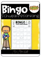 Vorschau - Arbeitsblätter - Kennenlern-Bingo zum Schuljahresanfang / Schulstart / Kennenlernen - Deckblatt