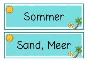 Vorschau - Poster - Ich lieb den Sommer: Wortkarten und Karten für Boomwhackers - Seite 3