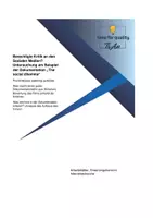 Vorschau - Arbeitsblätter - Soziale Medien am Beispiel der Dokumentation The Social Dilemma - Deckblatt