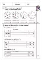 Vorschau - Arbeitsblätter - Mathetest und Übungsmaterial - Klasse 3 - Deckblatt