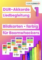 Vorschau - Spiele - Musik: Boomwhacker Tafelmaterial • ALLE DUR- und MOLL-AKKORDE • farbig und sw - Seite 1