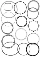 Vorschau - selbst erstellte Cliparts/Grafiken - 70 Textfelder & Rahmen Cliparts für kommerzielle Nutzung - Seite 3