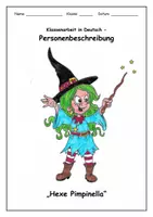 Vorschau - Klassenarbeiten - Klassenarbeit Personenbeschreibung 3. Klasse - Seite 1