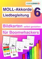 Vorschau - Bildkarten - Boomwhacker Tafelmaterial • alle MOLL-Akkorde schwarz-weiß selbst gestalten • Liedbegleitung - Deckblatt