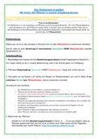 Vorschau - Arbeitsblätter - Herbarium erstellen ANLEITUNG - Deckblatt