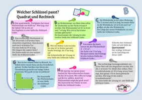 Vorschau - Spiele - Welcher Schlüssel passt? Quadrat und Rechteck - Seite 1