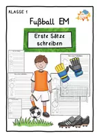 Vorschau - Arbeitsblätter - Fußball - Meine ersten Sätze - Deckblatt