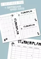 Vorschau - Stundenentwürfe - Stundenplan // PDF // Word-Datei - Deckblatt