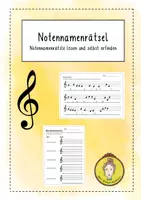 Vorschau - Arbeitsblätter - Notennamen: Rätsel lösen und selbst erfinden - Deckblatt