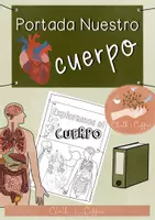 Vista previa - Hojas de trabajo - Portada Nuestro cuerpo - Para clasificadores de hojas & archivadores - Portada