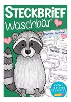 Vorschau - Arbeitsblätter - Steckbrief Waschbär - Deckblatt