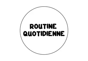 Vorschau - Mal- und Bastelvorlagen - Legekreis - routine quotidienne (verbes pronominaux) - Seite 1
