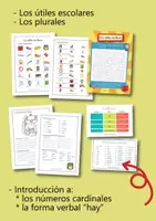 Vorschau - Arbeitsblätter - In der Schule – Schulanfang Übungen Spanisch (Schulsachen, Plural, Zahlen) - Seite 2