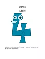 Vorschau - Unterrichtsreihen - Mathewiederholung Klasse 4 - Deckblatt
