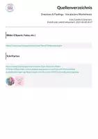 Vorschau - Arbeitsblätter - Emotions & Feelings - Vocabulary Worksheets - Seite 1