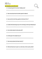 Vorschau - Arbeitsblätter - English A 1 - Going on Vacation- Ferien - Reading, Listening, Vocabulary, Speaking, Writing - Seite 2