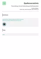 Vorschau - Arbeitsblätter - Thema Zeitung: Test als Vorbereitung auf die Klassenarbeit - Seite 1