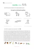Vorschau - Arbeitsblätter - Zoo animals für Grundschüler - Seite 3