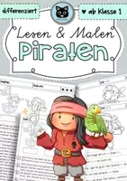 Vorschau - Arbeitsblätter - Lesen und Malen | Piraten | dreifach differenziert ab Kl. 1 - Deckblatt
