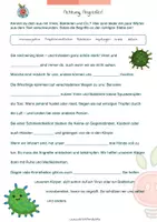 Vorschau - Arbeitsblätter - Arbeitsblätter: Viren, Bakterien und Gesundheit - Deckblatt