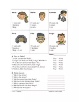 Vista previa - Hojas de trabajo - English Comparatives & Superlatives Worksheet (Inglés) - Portada