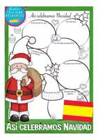 Vista previa - Hojas de trabajo - Así celebramos Navidad hojas de trabajo - Portada