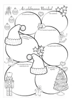 Vista previa - Hojas de trabajo - Así celebramos Navidad hojas de trabajo - página 1