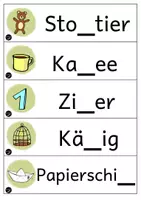 Vorschau - Präsentationen/Tafelbilder - Tafelkarten Doppelte Mitlaute/ Doppelkonsonanten - Seite 2